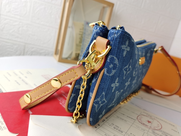 ルイヴィトンバッグ側面デザイン